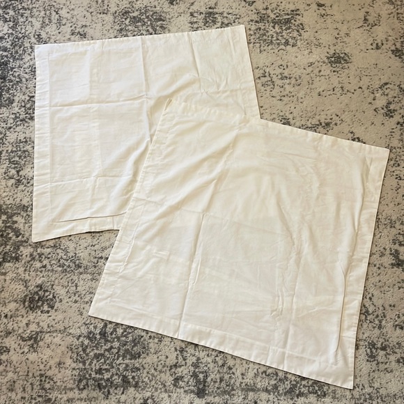 Amazon Bedding Two White Euro Shams Poshmark